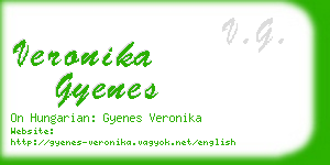 veronika gyenes business card